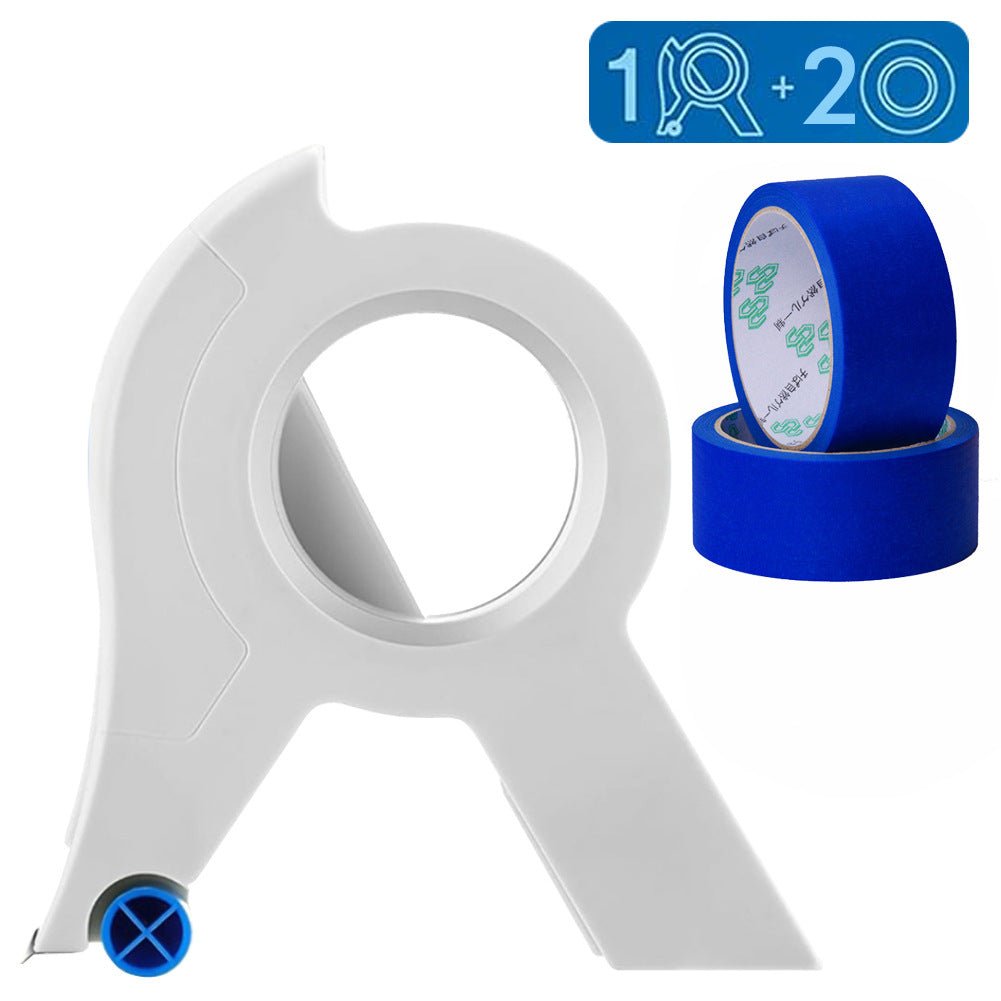 Afplaktape-applicator voor strakke verfranden – voor muren