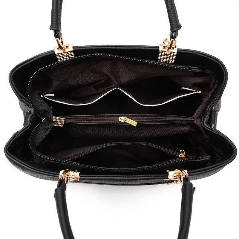 Dames crossbodytas met bloemenhanger