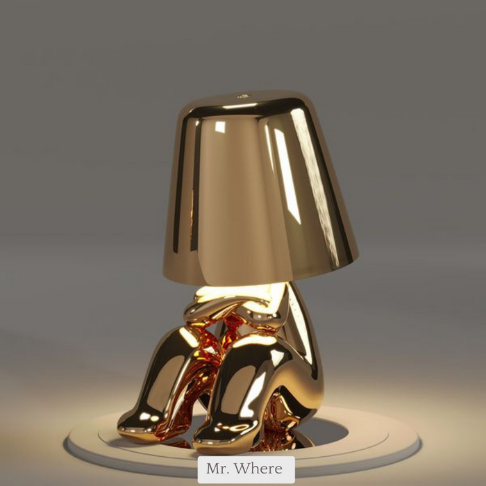Draadloze tafellamp 5 Brothers – Herlaadbare led-designerlamp met dimbaar licht (warmwit)