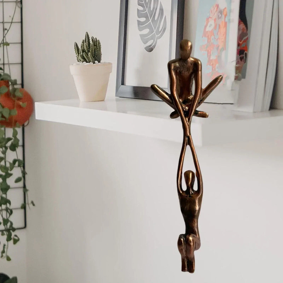 Eeuwige Liefde & Kracht Sculptuur Beeldje - Unieke Woondecoratie