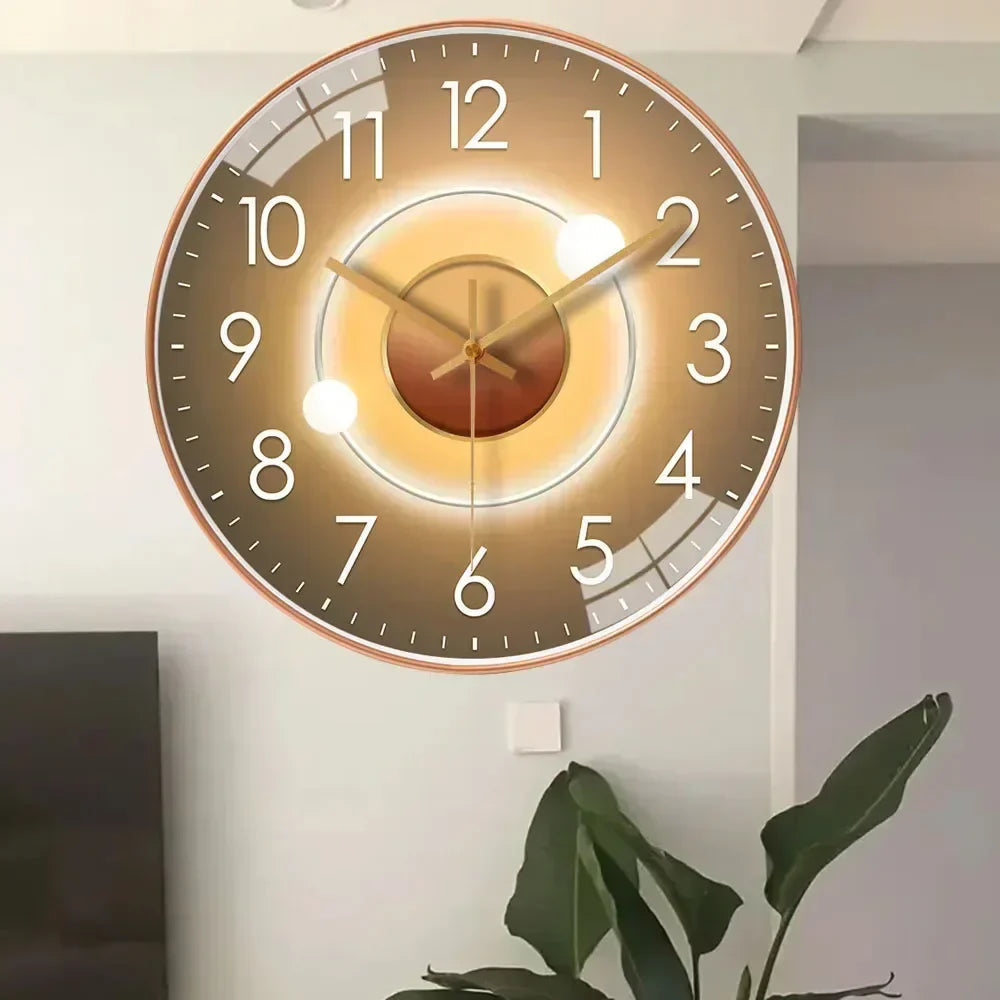 Elegante en Stille Wandklok Geschikt voor Elke Ruimte – Stil Quartz Mechanisme – Modern en Stijlvol Design Dat overal Past