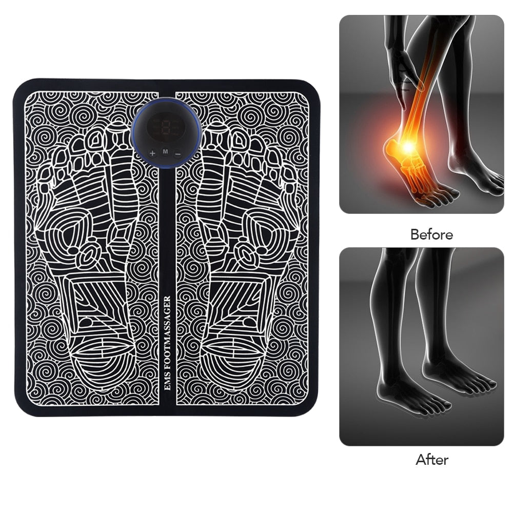 EMS Voetstimulator met Reflexologie & 9 Intensiteitsniveaus