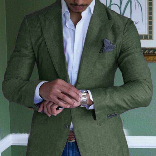 Geruite herenblazer met haakrevers