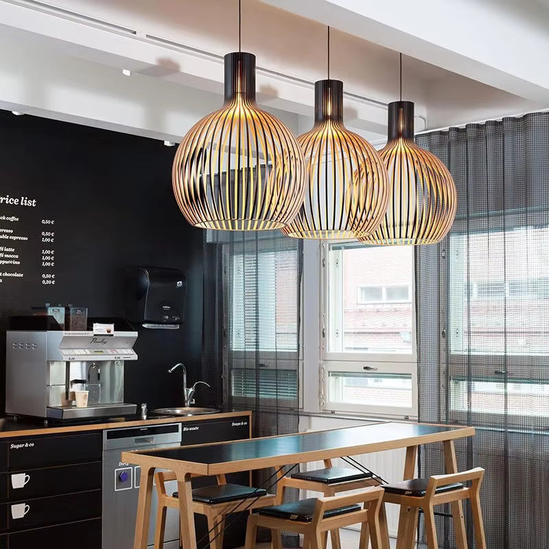 Hanglamp – Organisch Houten Design voor Warme Interieurs