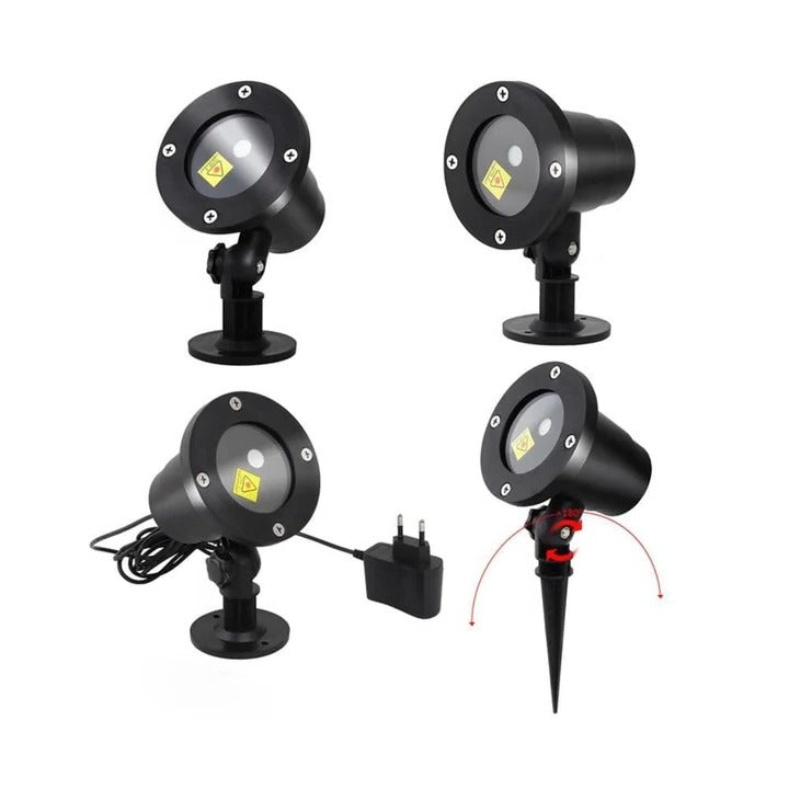 Kerstprojector voor Buiten met Bewegende Patronen, Weerbestendig, Bereik tot 280 m²