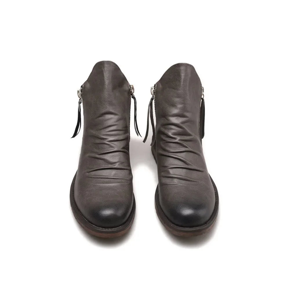Leren chelsea boots