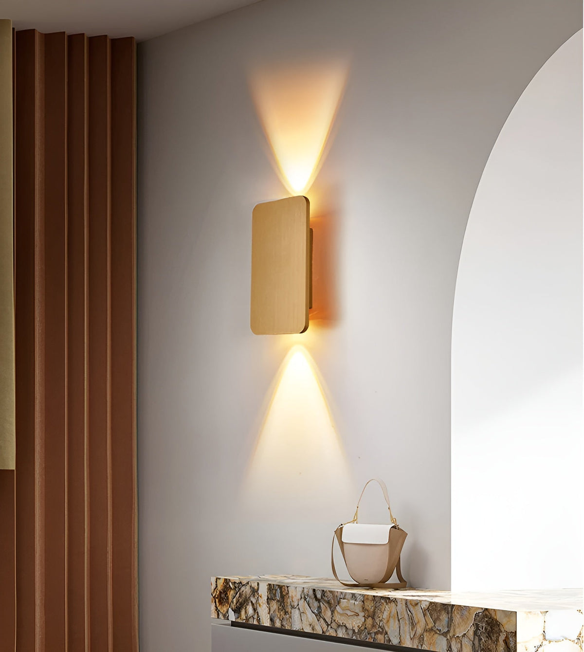Moderne led-wandlamp in minimalistisch design voor woonkamer en hal