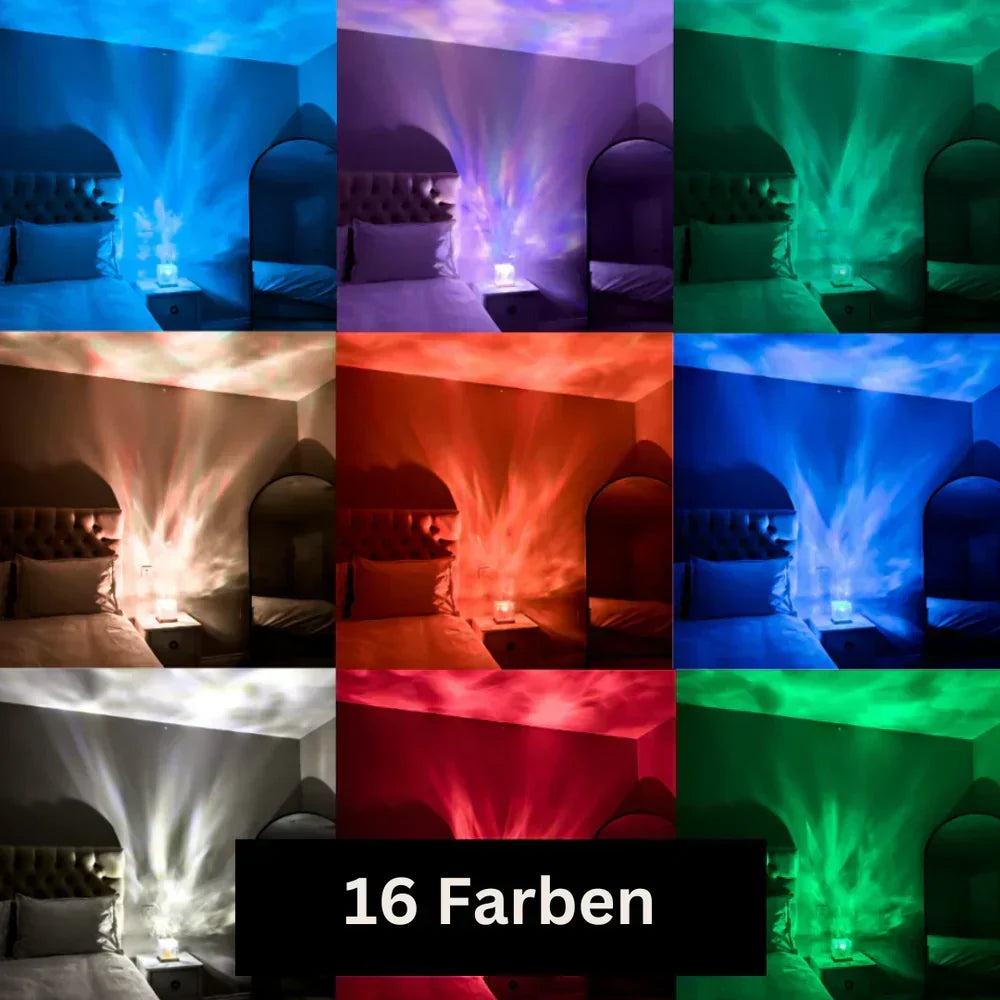 Noorderlicht Lamp – 16 Kleuren LED Sfeerlamp met Afstandsbediening