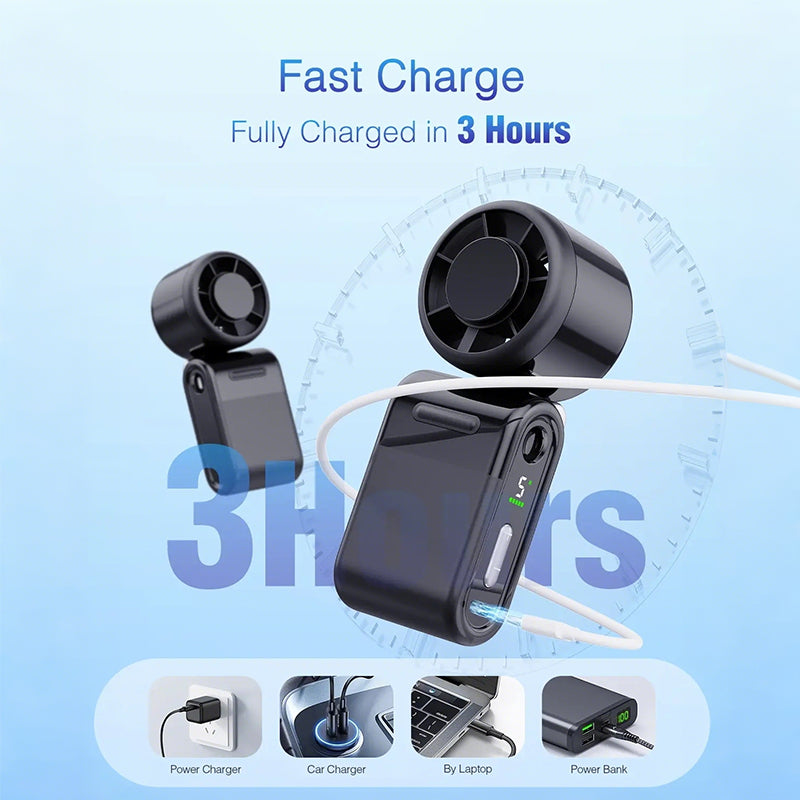 Opvouwbare mini turbo handventilator