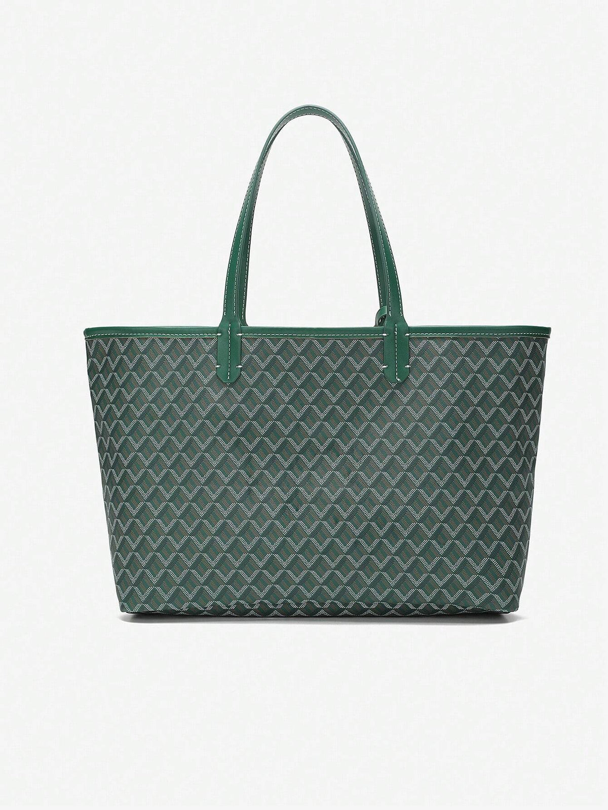 Ruime shopper met grafisch patroon