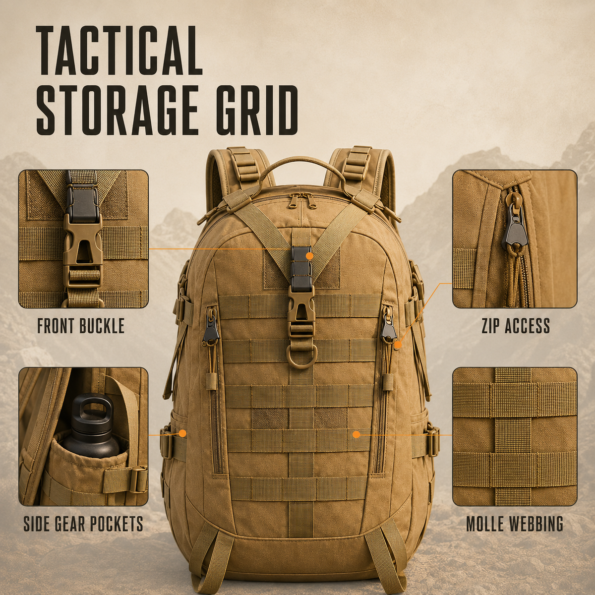 Tactische Rugzak van 40 Liter