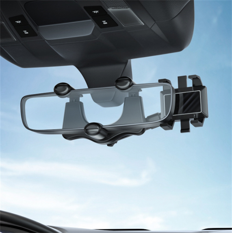 Universele Telefoonhouder voor Binnenspiegel Auto - 360 Graden Draaibaar voor Navigatie
