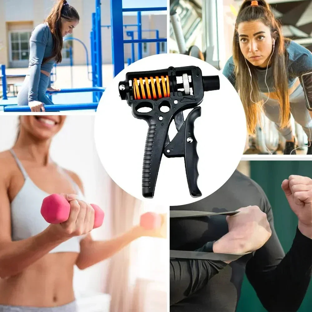 Verstelbare knijper 5–165 kg – vingertrainer voor het trainen van armen, polsen en onderarmen