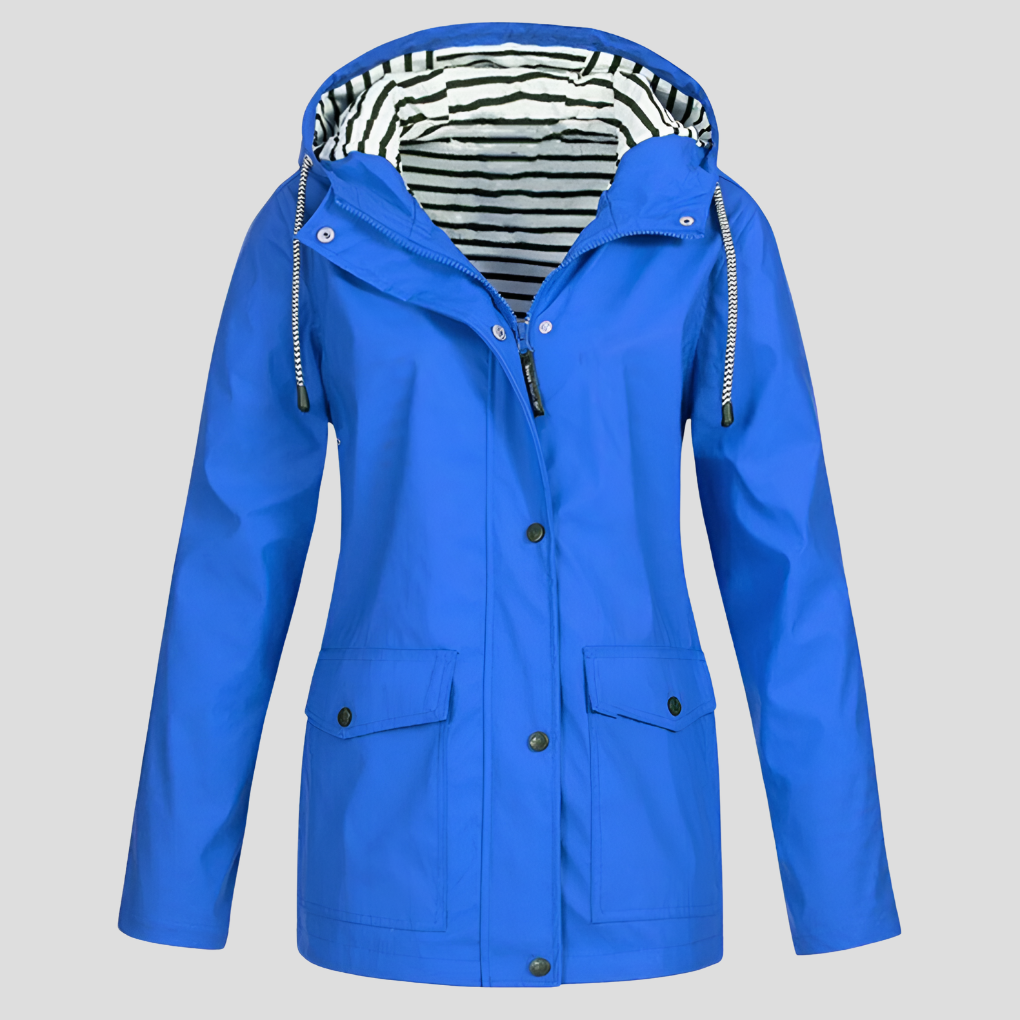 Waterdichte jas voor dames met capuchon