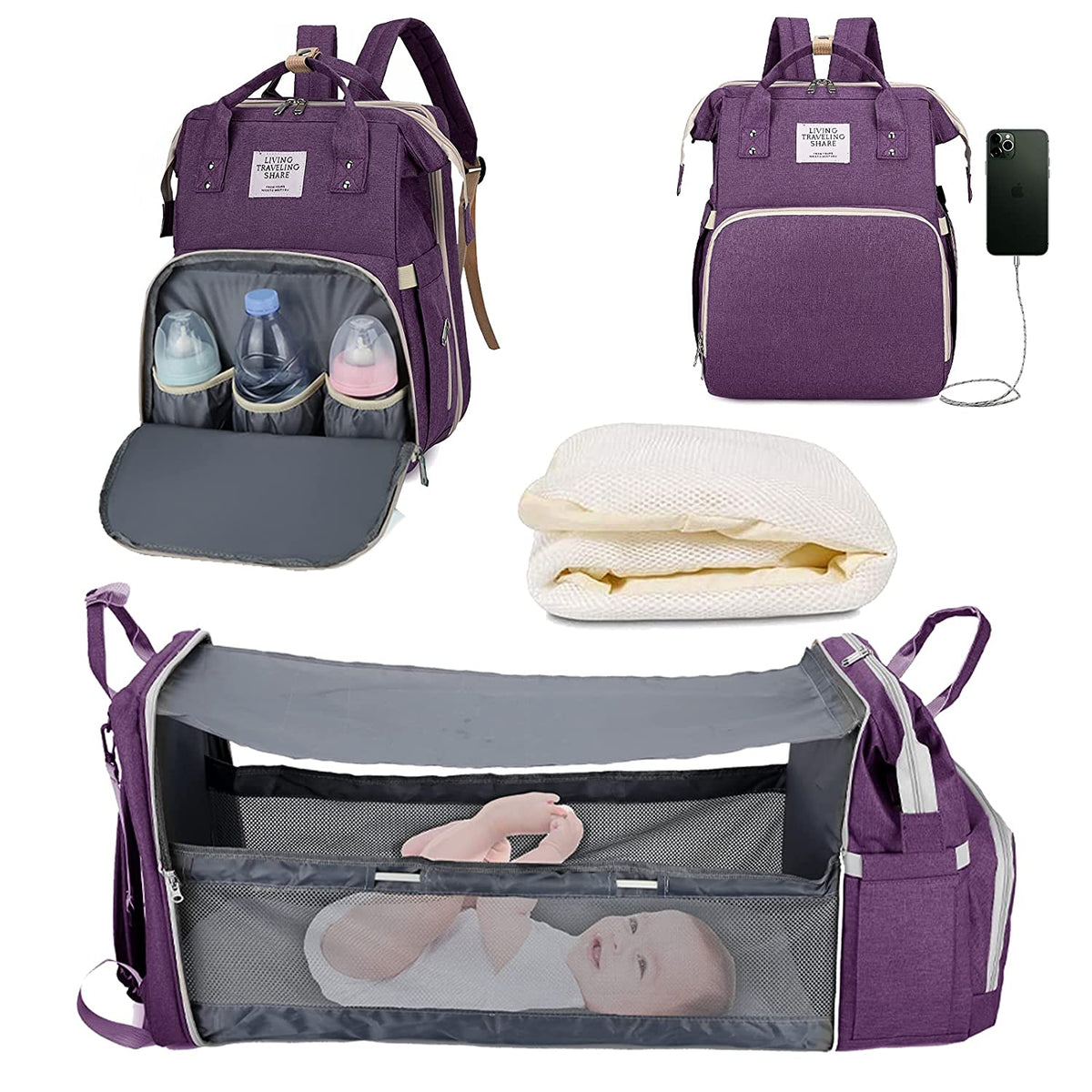 2-In-1 verzorgingstas voor baby's