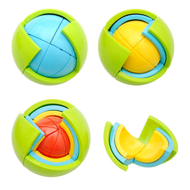 3D Denksport Puzzelbal voor Kinderen - Educatief Speelgoed