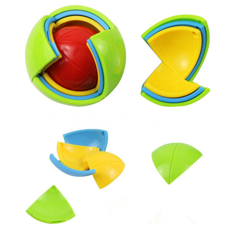 3D Denksport Puzzelbal voor Kinderen - Educatief Speelgoed