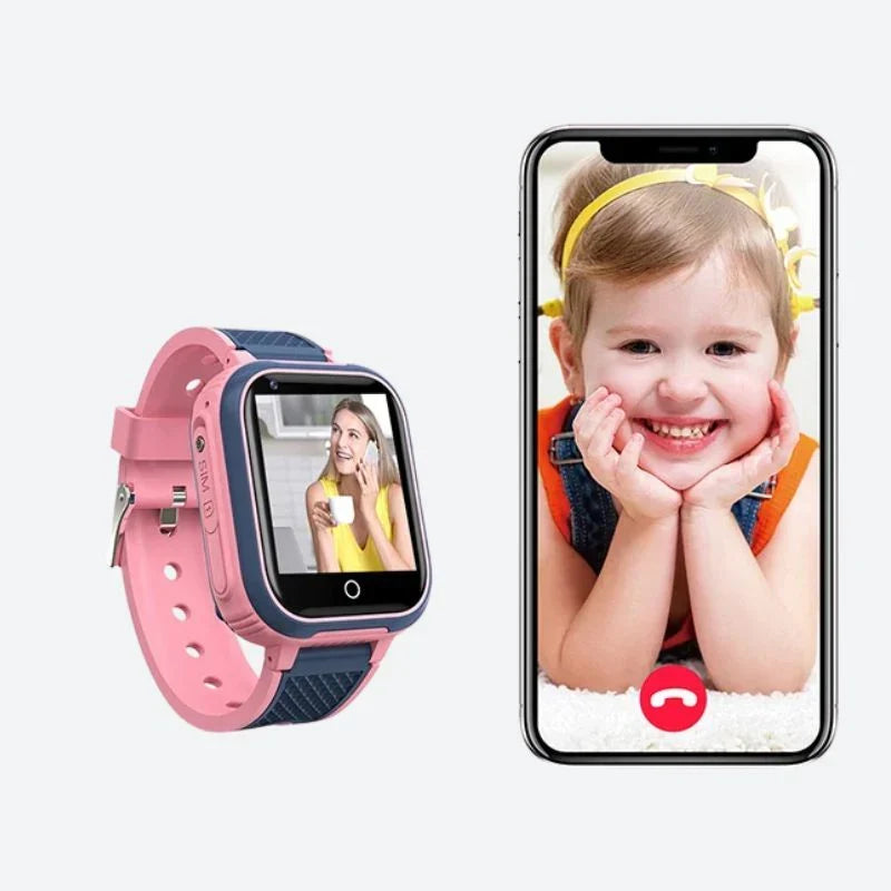4G Smartwatch voor Kinderen met GPS-tracking en Belfunctie