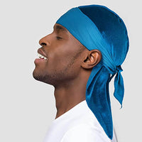 Ademende fluwelen durag