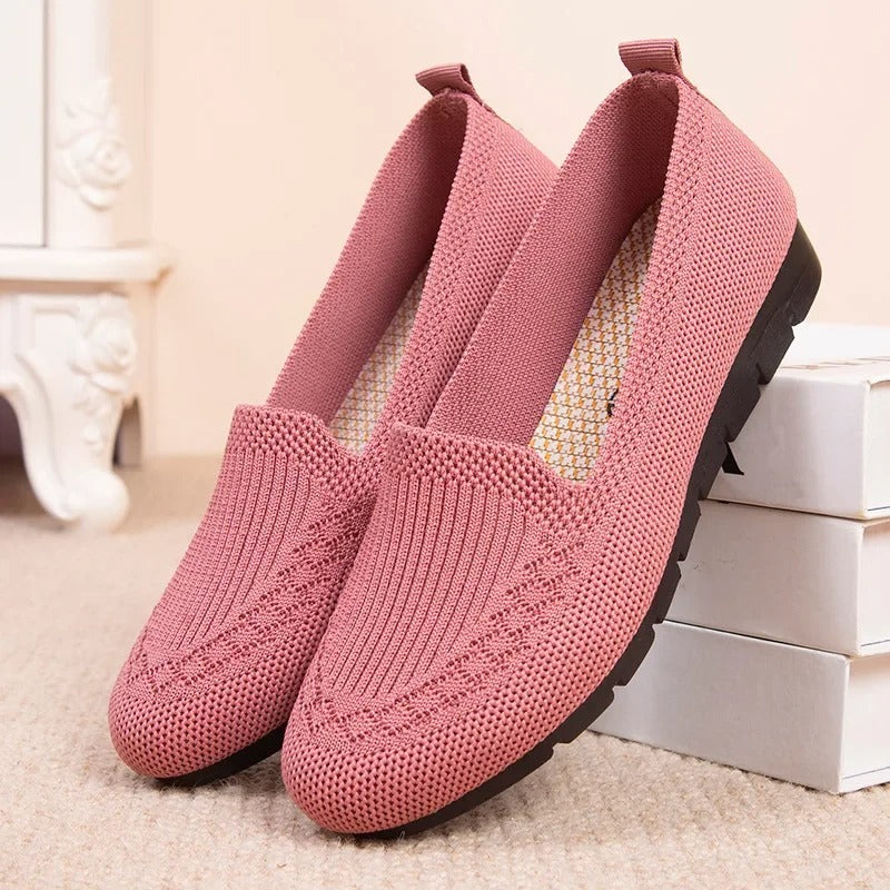 Ademende slip-on loafers voor dames