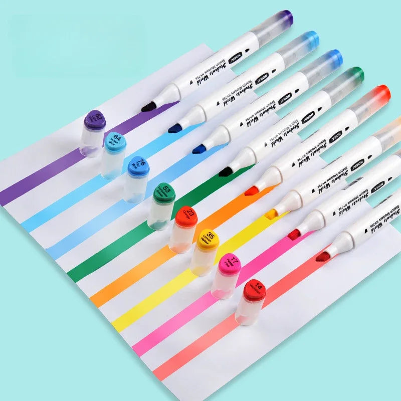 Afwasbare art markers met dubbele punt voor kinderen en volwassenen