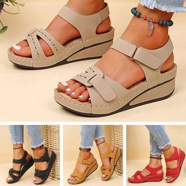 Anatomische orthopedische platformsandalen voor comfortabel gebruik de hele dag door