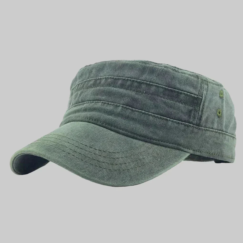 Army pet in retrostijl voor heren – Klassieke militaire stijl met moderne details