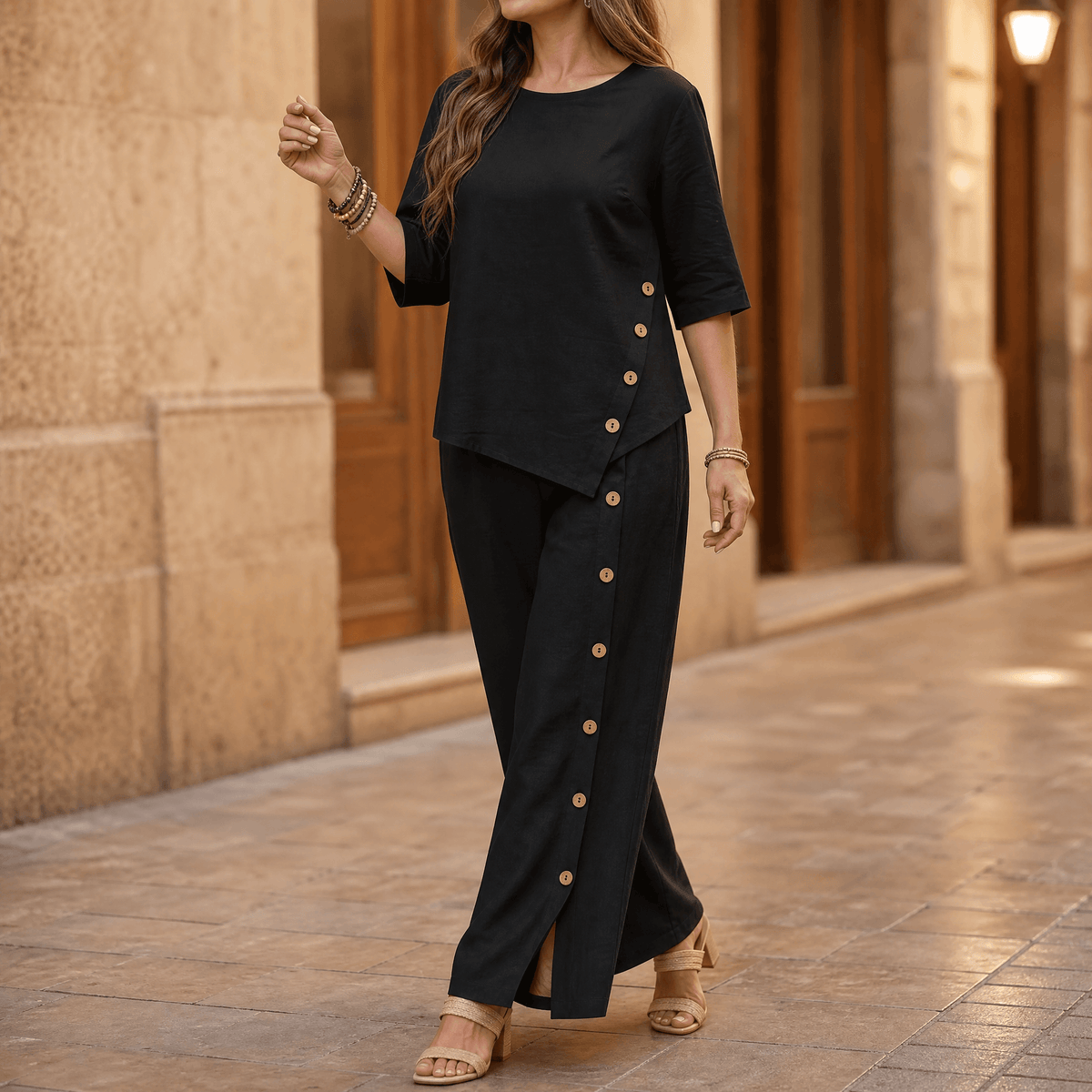 Asymmetrische tweedelige set