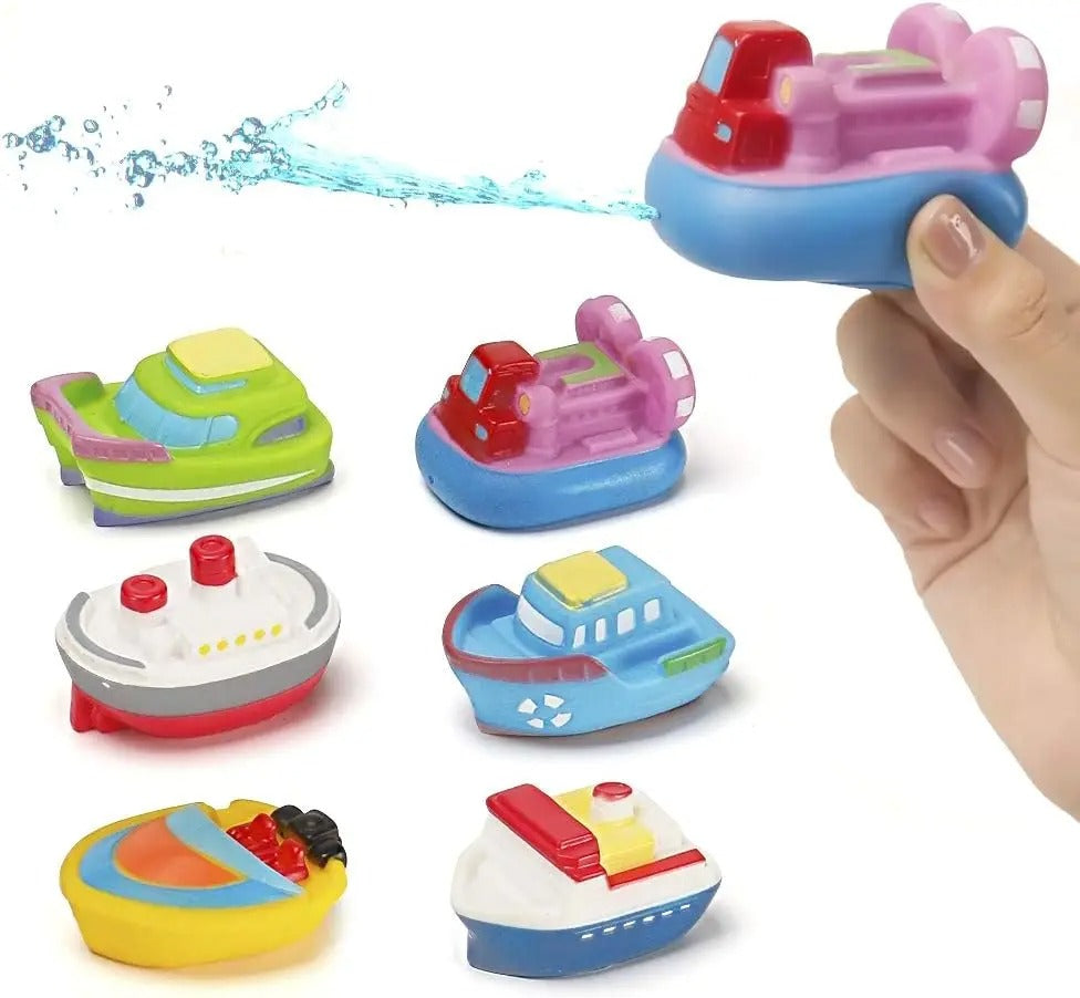 Badwaterspeelgoedset voor kinderen - Boten & auto's