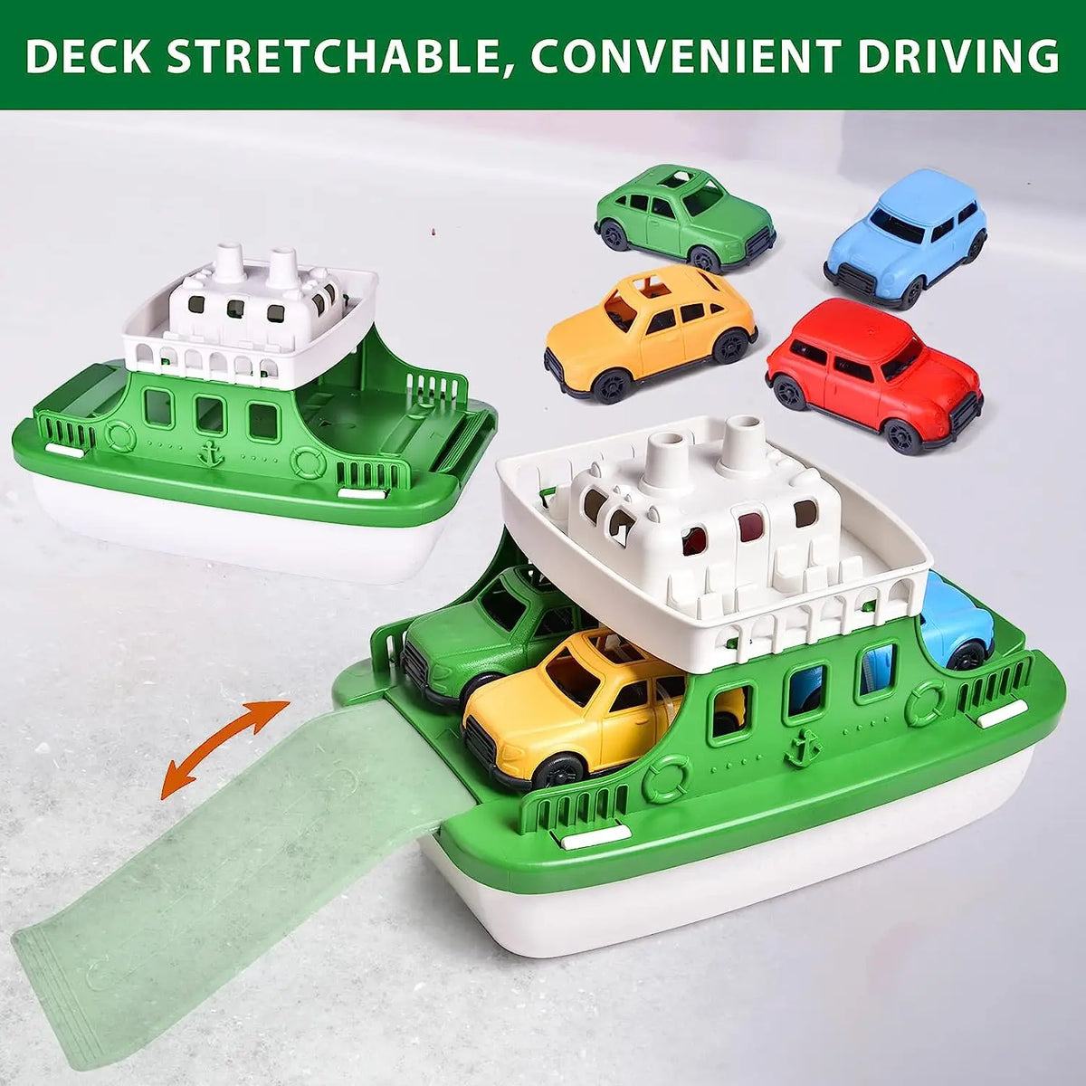Badwaterspeelgoedset voor kinderen - Boten & auto's