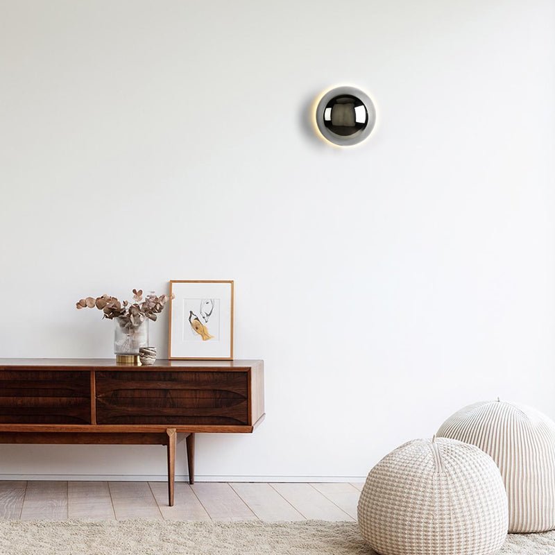 Bauhaus Eclipse Wandlamp | Moderne Kunstzinnige Lamp met Gouden Afwerking