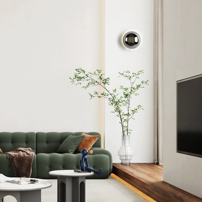 Bauhaus Eclipse Wandlamp | Moderne Kunstzinnige Lamp met Gouden Afwerking