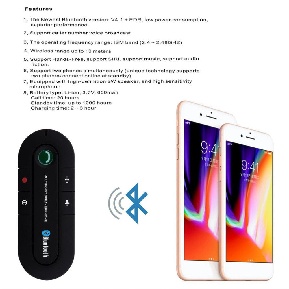 Bluetooth carkit voor in de auto