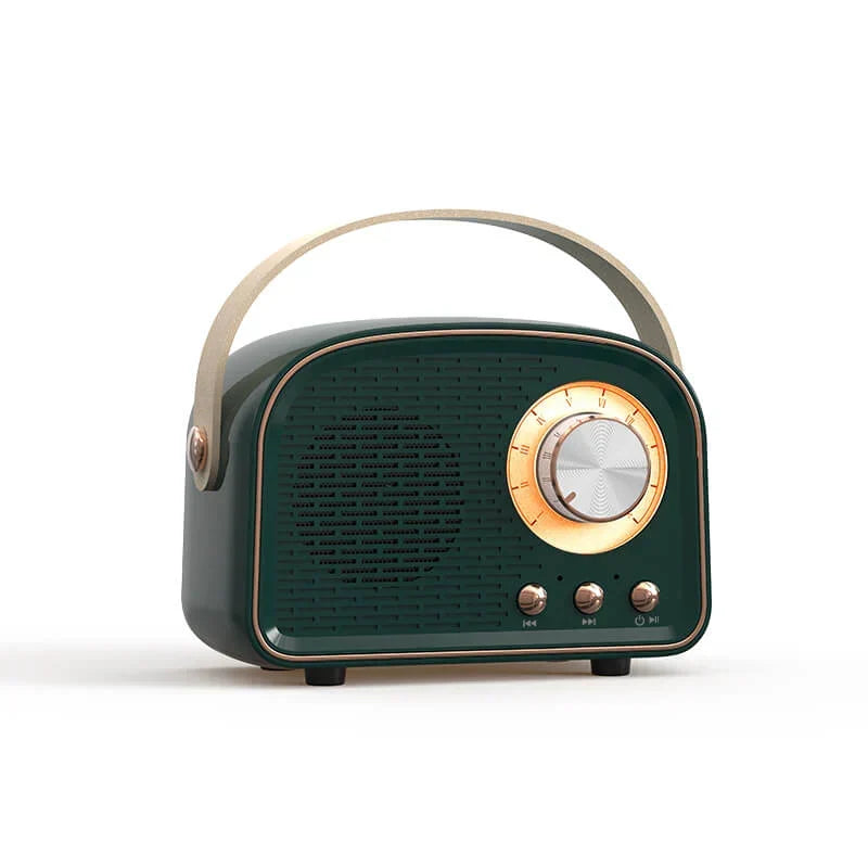 Bluetooth Speaker - Draadloze Retro Speaker met FM-radio