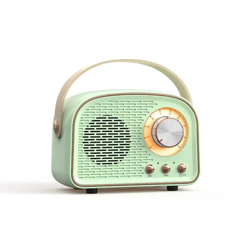 Bluetooth Speaker - Draadloze Retro Speaker met FM-radio