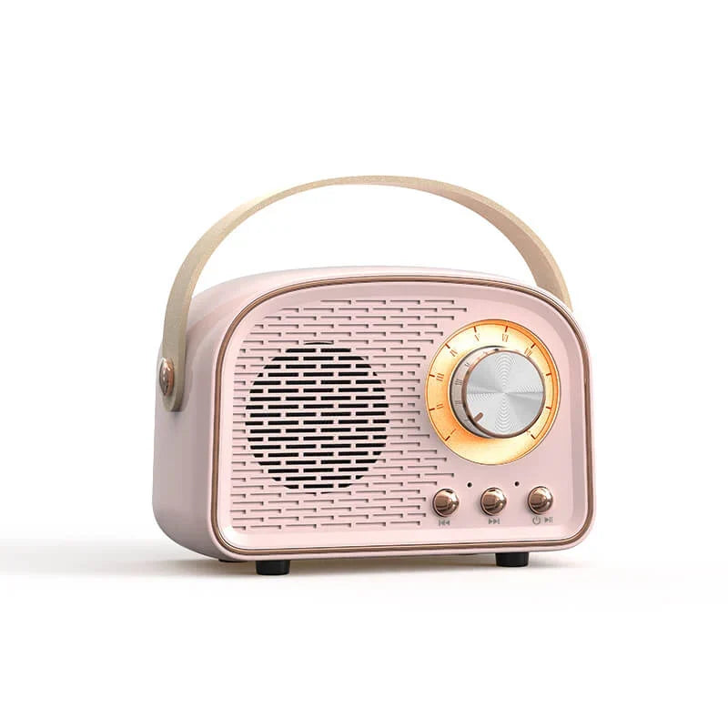 Bluetooth Speaker - Draadloze Retro Speaker met FM-radio