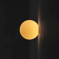 Bolwandlamp – Moderne glazen wandlamp – Elegante binnenverlichting