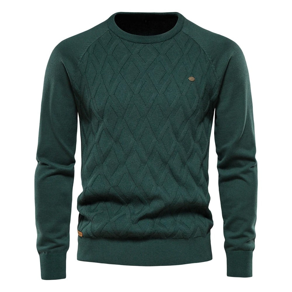 Casual gebreide herentrui