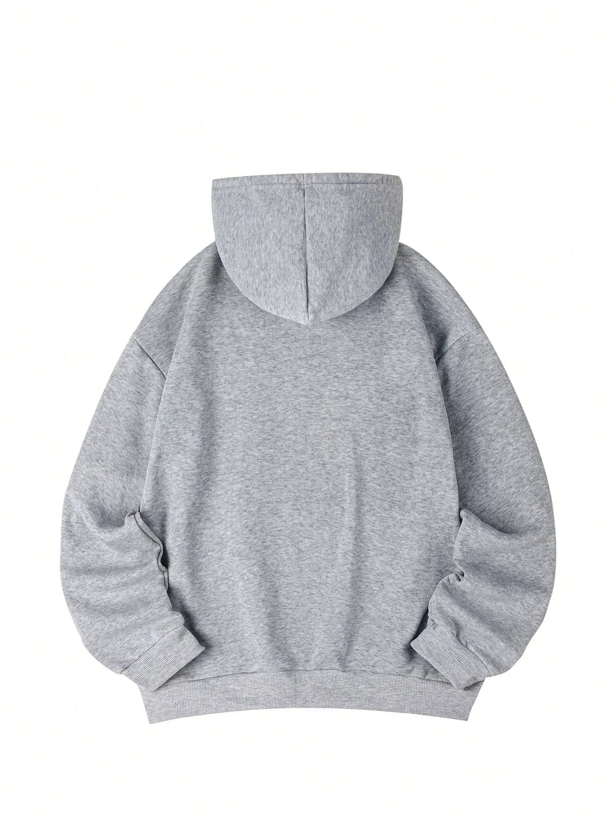 Casual hoodie voor dames met letteropdruk – blauw