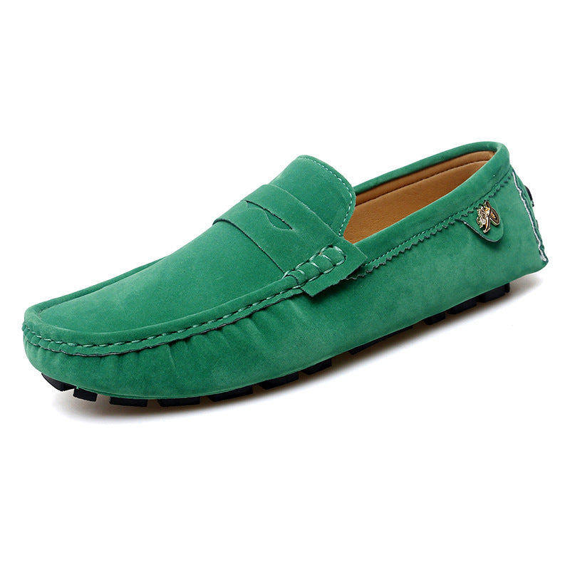 Casual mocassins voor heren met rubberen zool