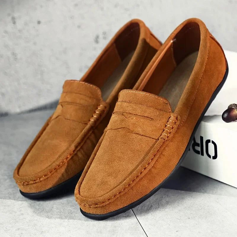 Casual slip-on loafers voor heren