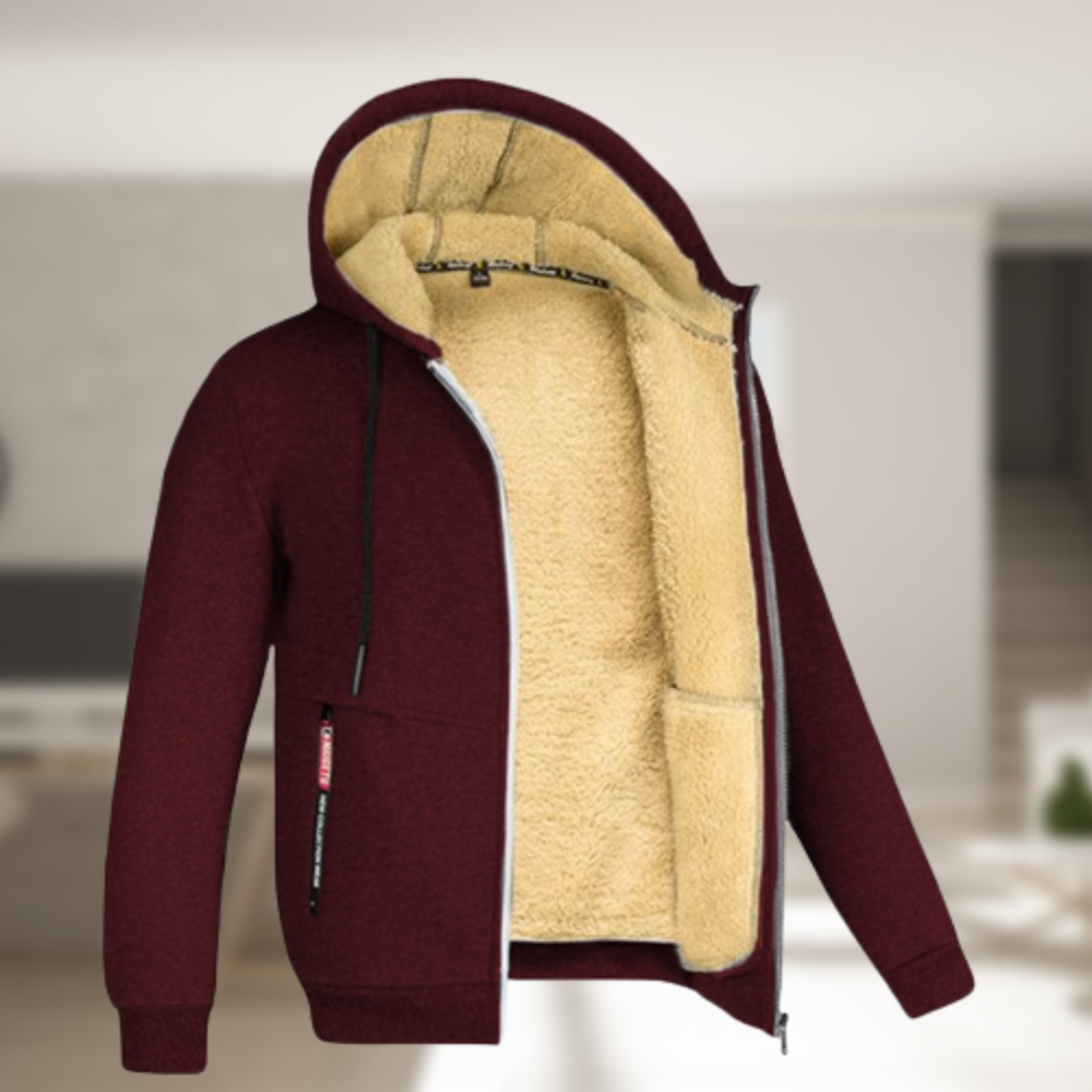 Casual winterhoodie voor heren