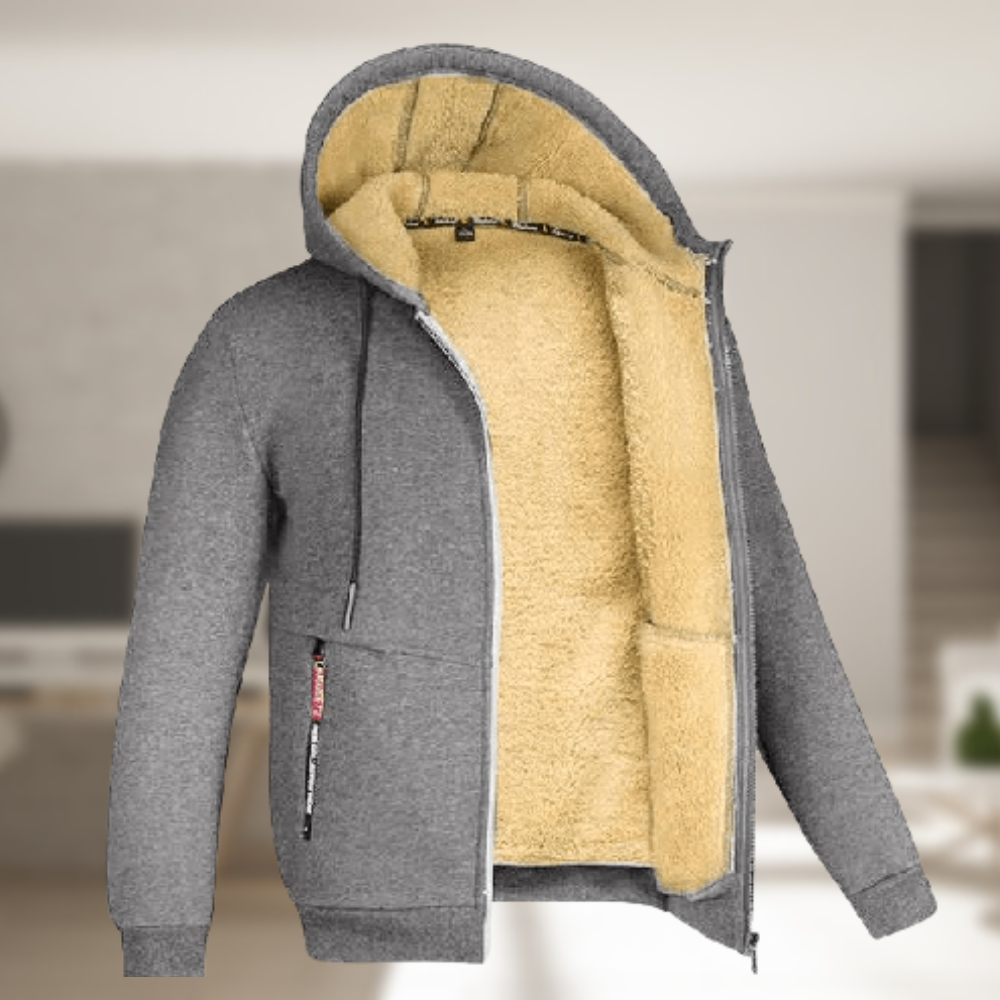 Casual winterhoodie voor heren