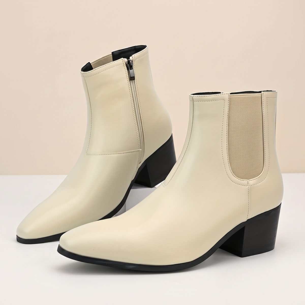 Chelsea boots voor heren met ritssluiting aan de zijkant | Elegant-casual schoenen