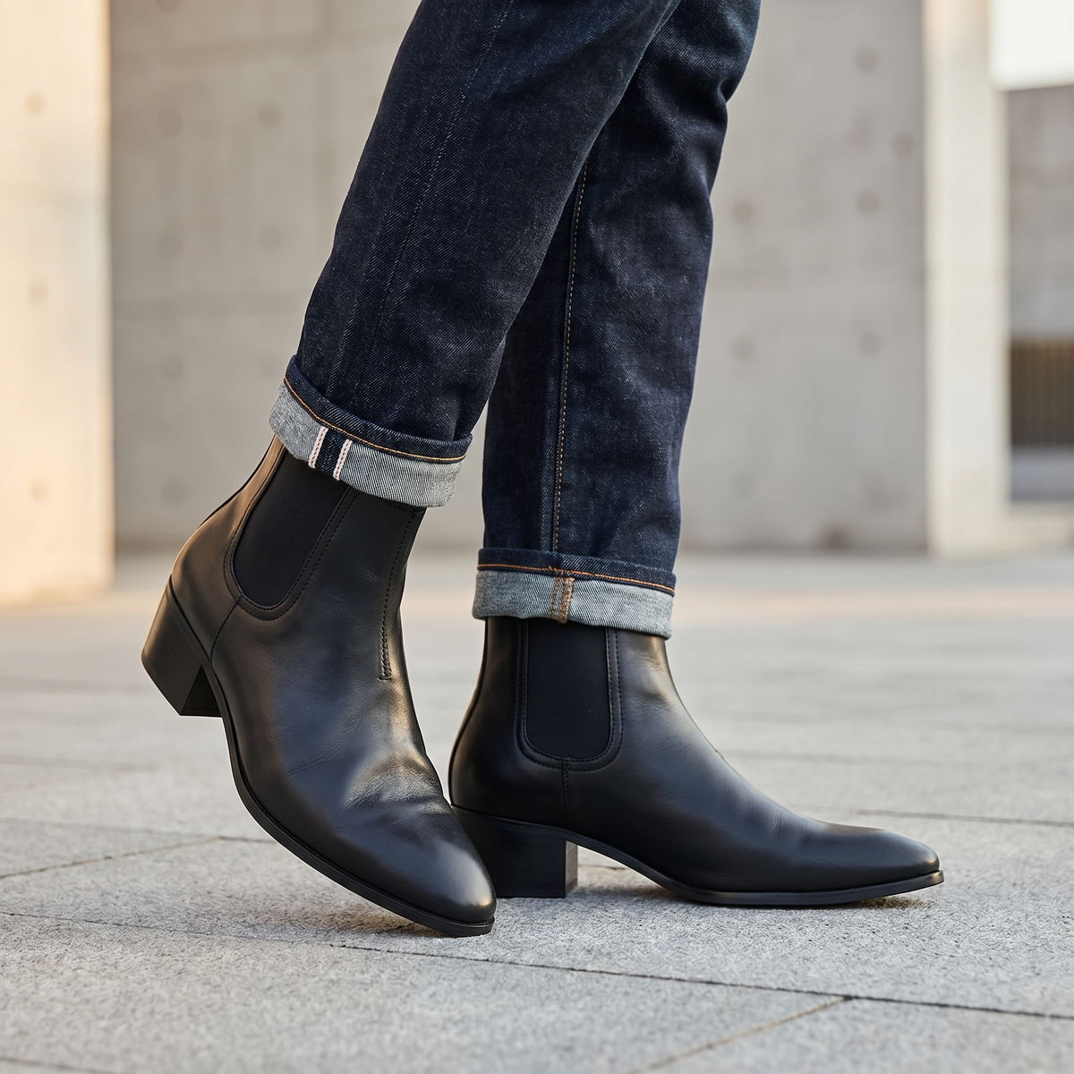 Chelsea boots voor heren met ritssluiting aan de zijkant | Elegant-casual schoenen