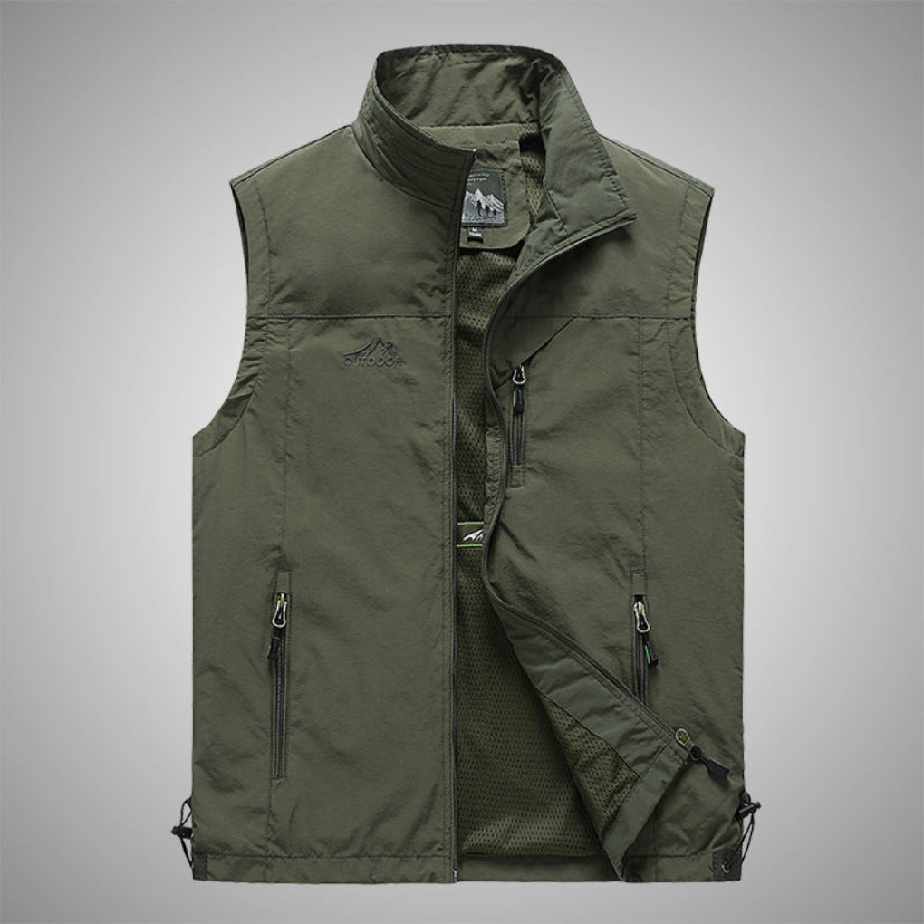 Comfortabel outdoorvest voor heren