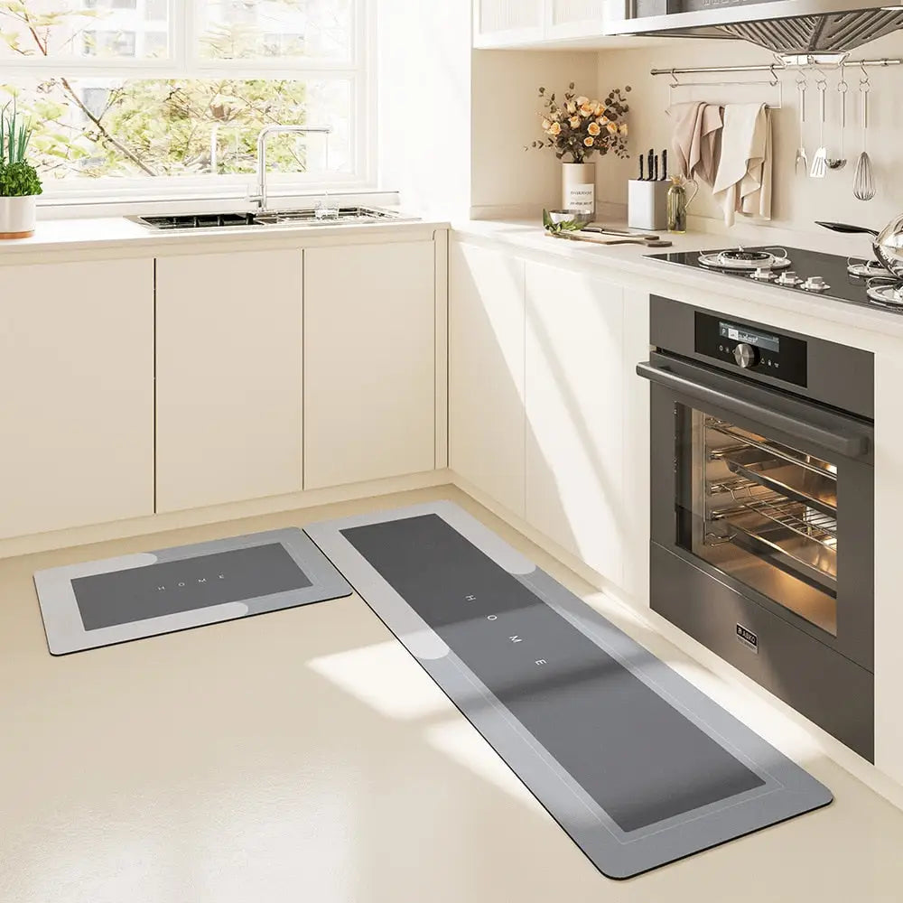 Comfortabele keukenmat van absorberend polymeer, waterdicht en antislip
