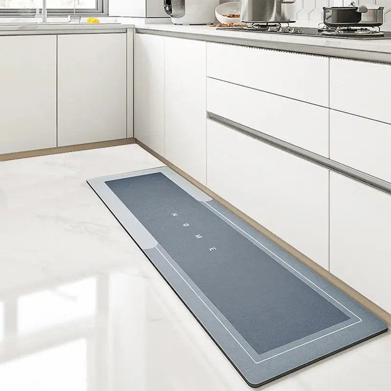 Comfortabele keukenmat van absorberend polymeer, waterdicht en antislip