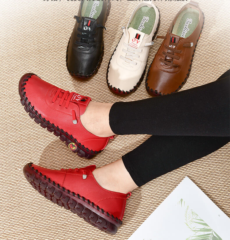 Comfortabele platte instappers voor dames