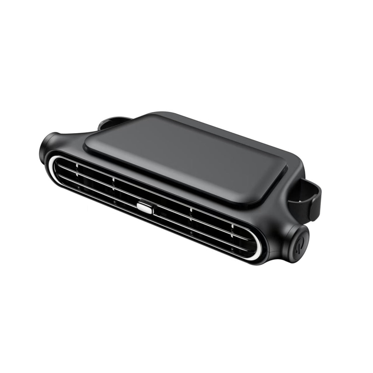 Compacte luchtreiniger en ventilator voor het autoventilatierooster met verstelbare lamellen voor dames en heren